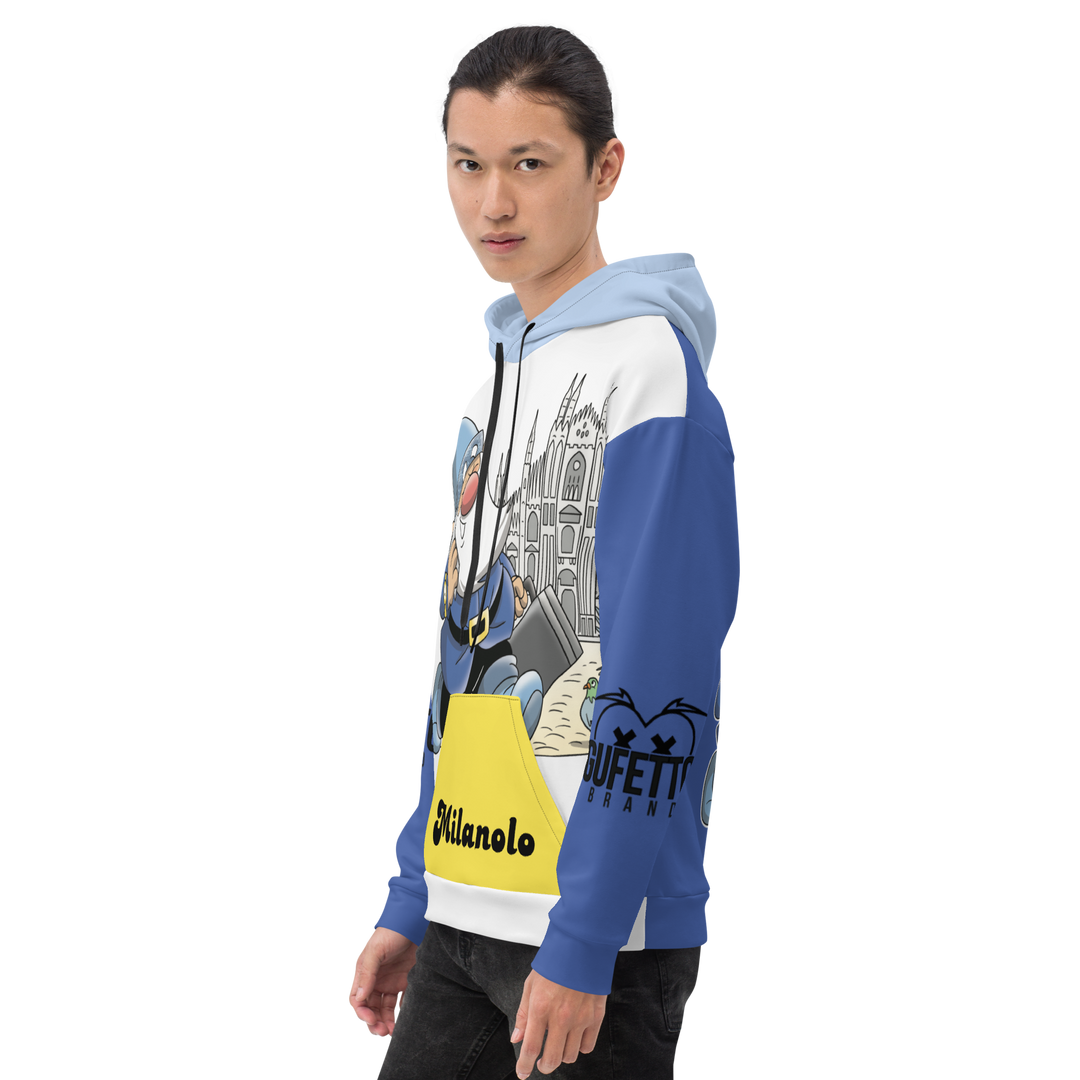 Felpa con cappuccio Uomo/Donna MILANOLO - Gufetto Brand 