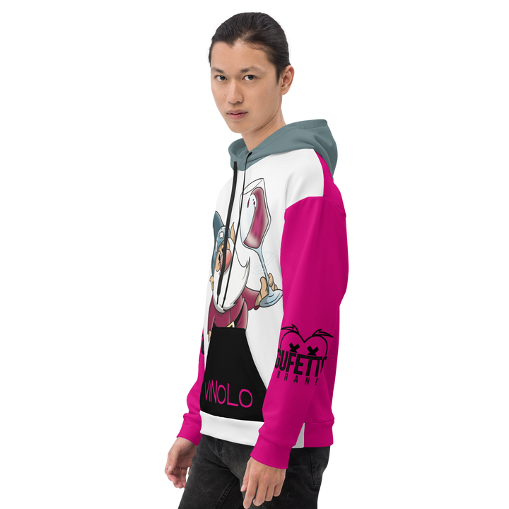 Felpa con cappuccio Unisex Uomo/Donna VINOLO - Gufetto Brand 
