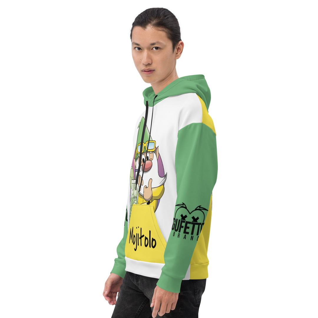 Felpa con cappuccio Uomo/Donna MOJITOLO 2 - Gufetto Brand 