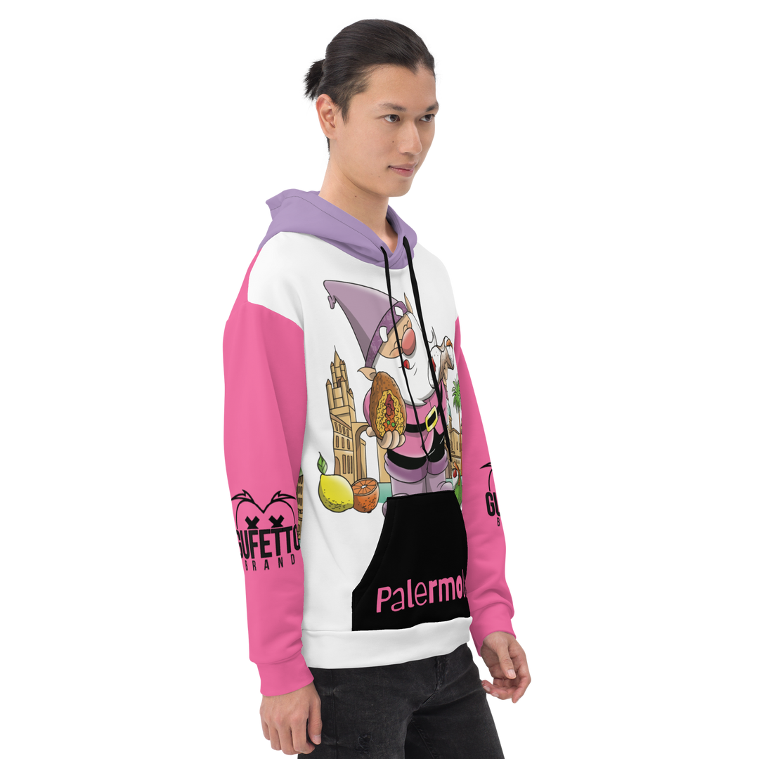 Felpa con cappuccio Unisex Uomo/Donna PALERMOLO - Gufetto Brand 