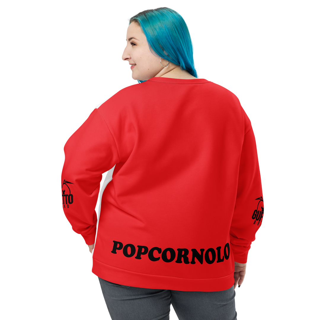 Felpa unisex Uomo/Donna POPCORNOLO - Gufetto Brand 