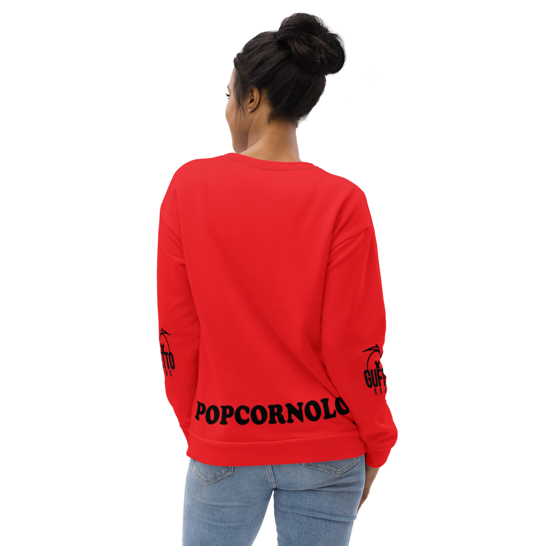 Felpa unisex Uomo/Donna POPCORNOLO - Gufetto Brand 