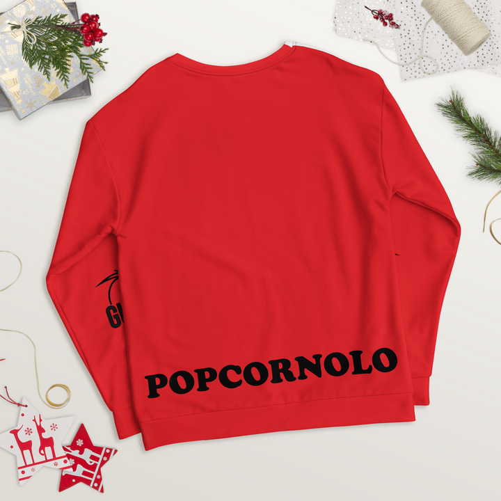 Felpa unisex Uomo/Donna POPCORNOLO - Gufetto Brand 
