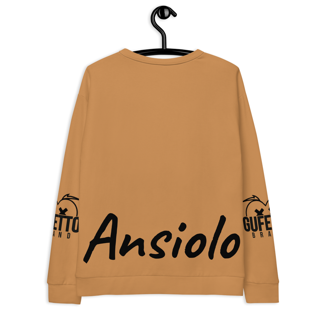Felpa unisex Uomo/Donna ANSIOLO TWO - Gufetto Brand 