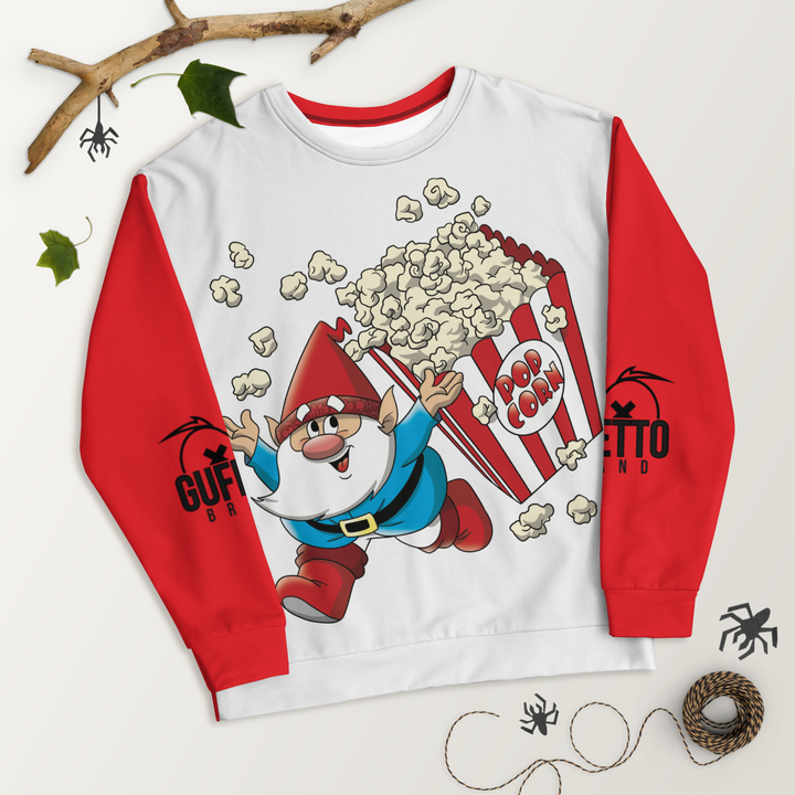 Felpa unisex Uomo/Donna POPCORNOLO - Gufetto Brand 