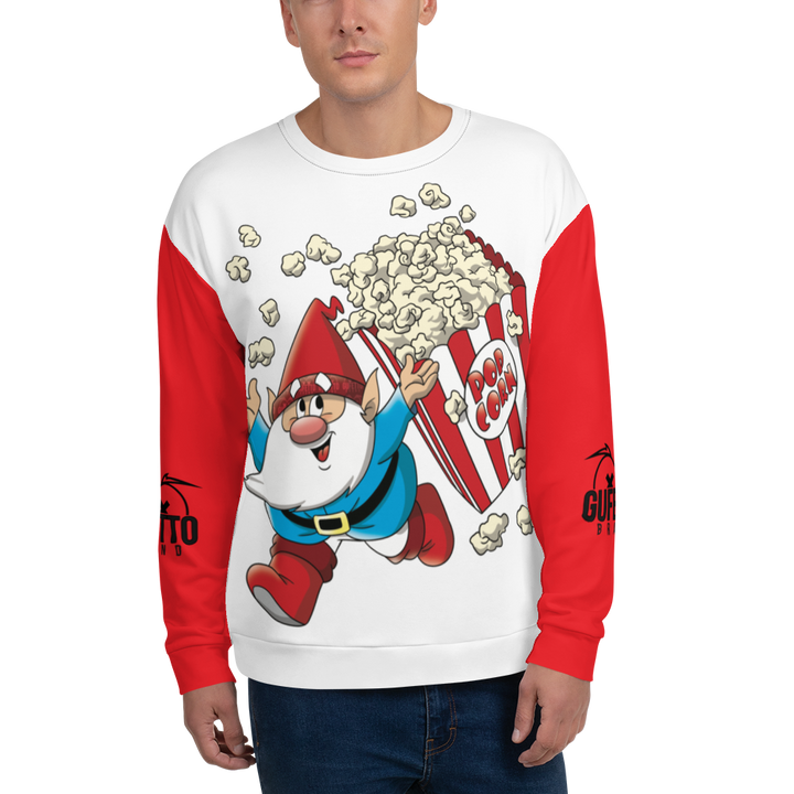 Felpa unisex Uomo/Donna POPCORNOLO - Gufetto Brand 