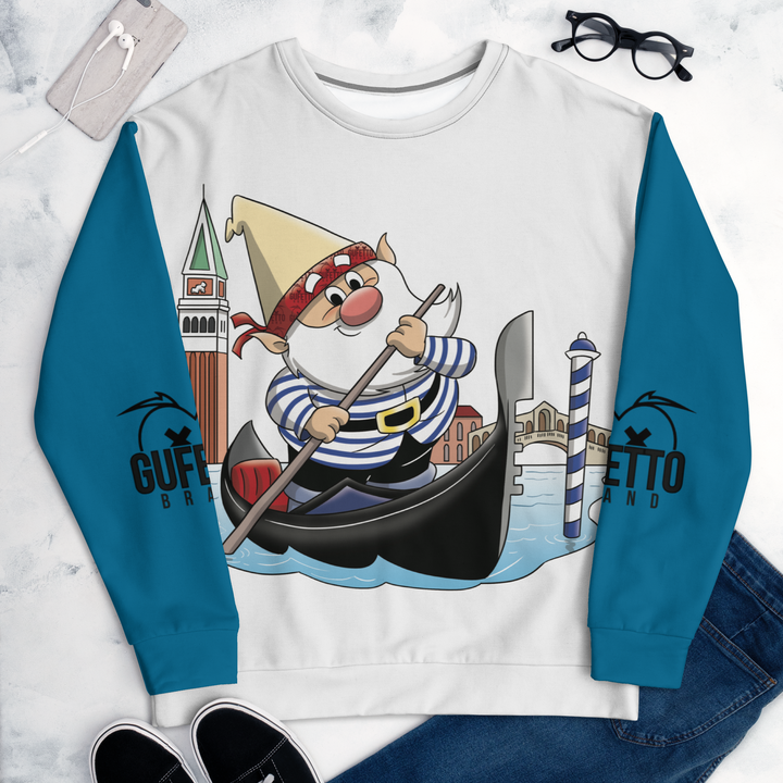 Felpa unisex Uomo/Donna VENEZIOLO - Gufetto Brand 