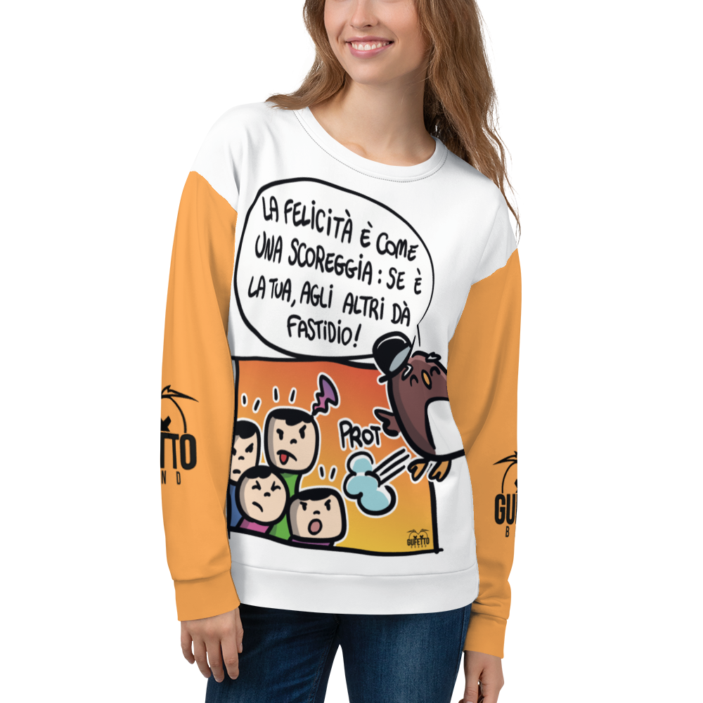 Felpa unisex Uomo/Donna SCOREGGIA - Gufetto Brand 