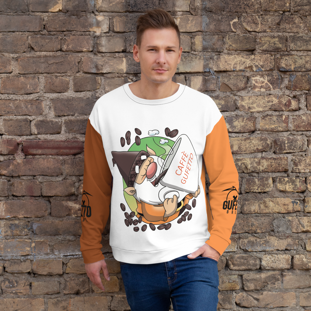 Felpa unisex Uomo/Donna CAFFEOLO 2 - Gufetto Brand 