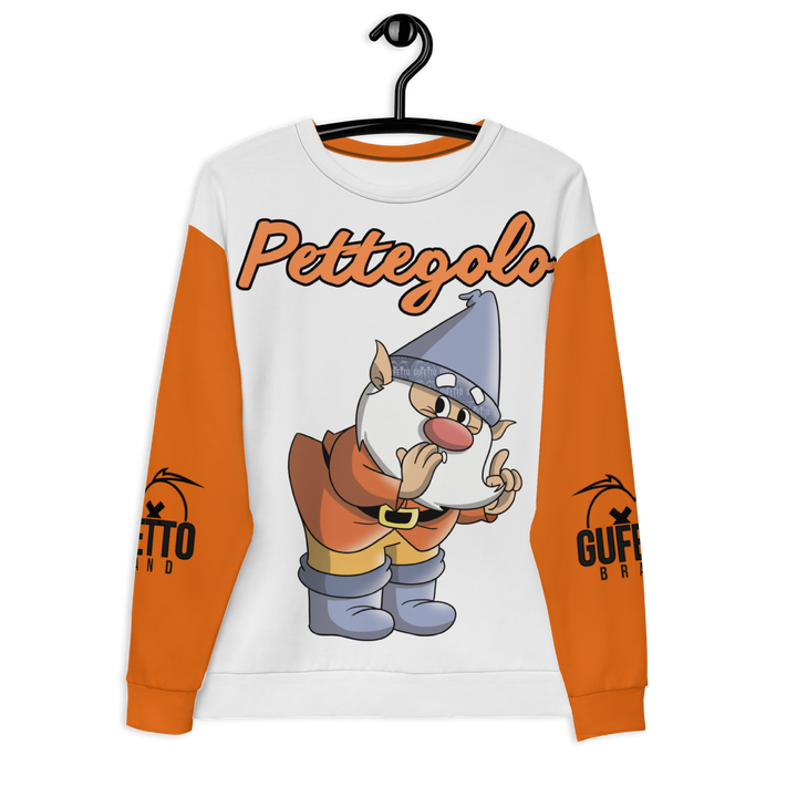 Felpa unisex Uomo/Donna PETTEGOLO - Gufetto Brand 