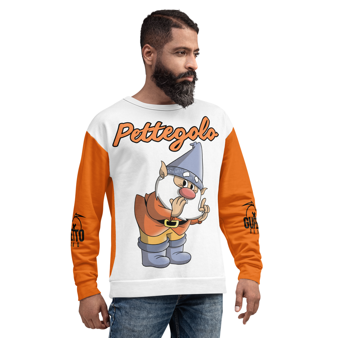 Felpa unisex Uomo/Donna PETTEGOLO - Gufetto Brand 
