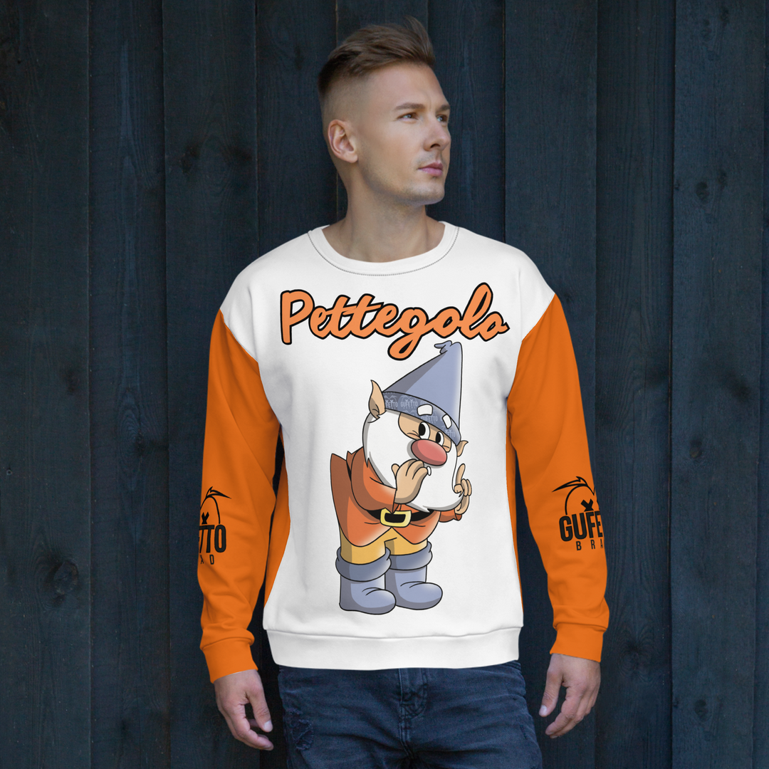 Felpa unisex Uomo/Donna PETTEGOLO - Gufetto Brand 