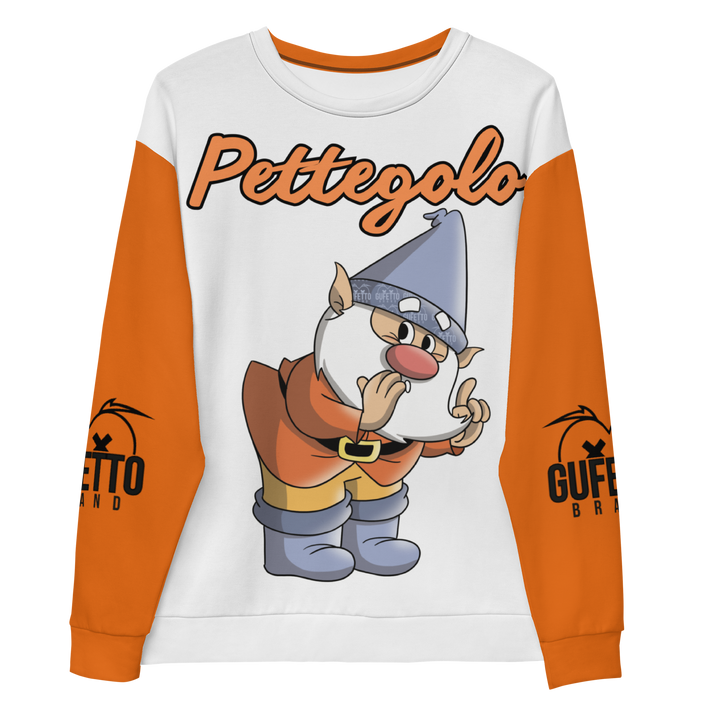 Felpa unisex Uomo/Donna PETTEGOLO - Gufetto Brand 