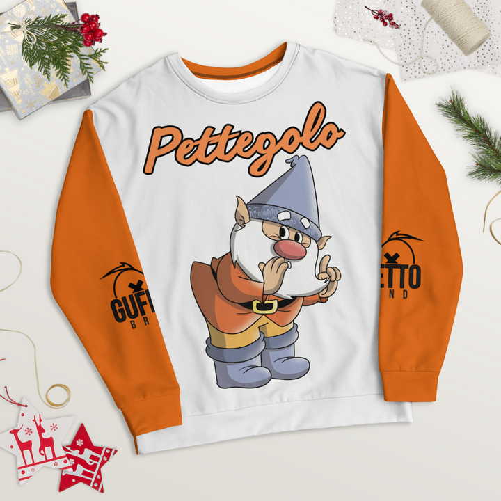 Felpa unisex Uomo/Donna PETTEGOLO - Gufetto Brand 