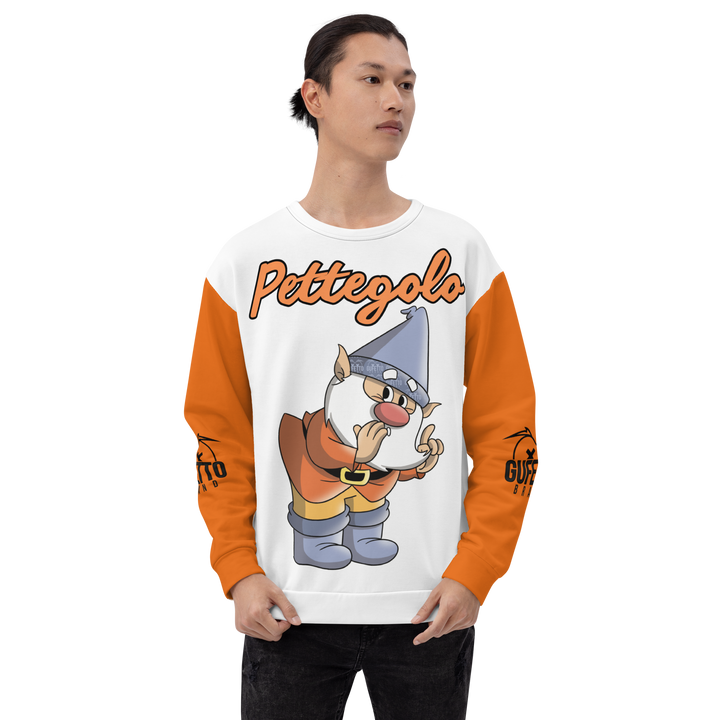 Felpa unisex Uomo/Donna PETTEGOLO - Gufetto Brand 
