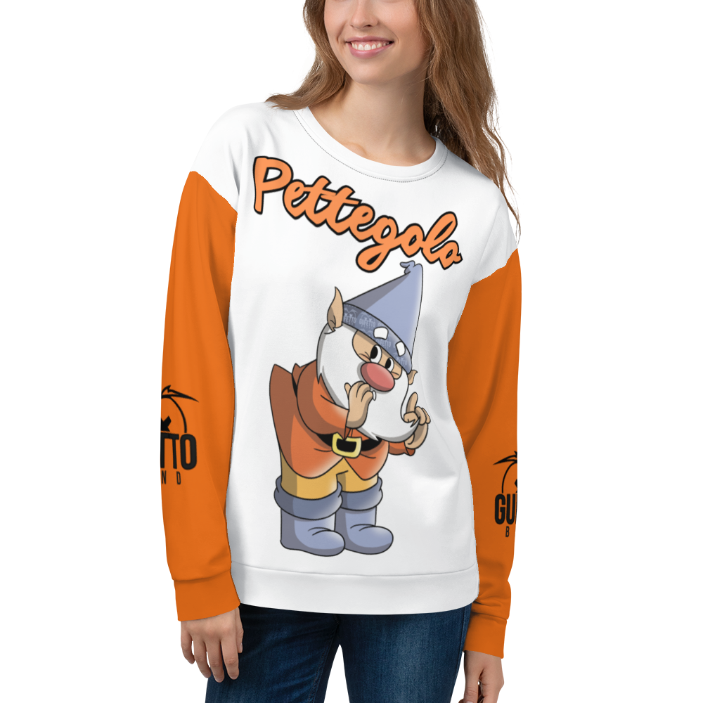 Felpa unisex Uomo/Donna PETTEGOLO - Gufetto Brand 