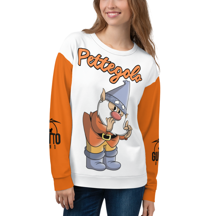 Felpa unisex Uomo/Donna PETTEGOLO - Gufetto Brand 
