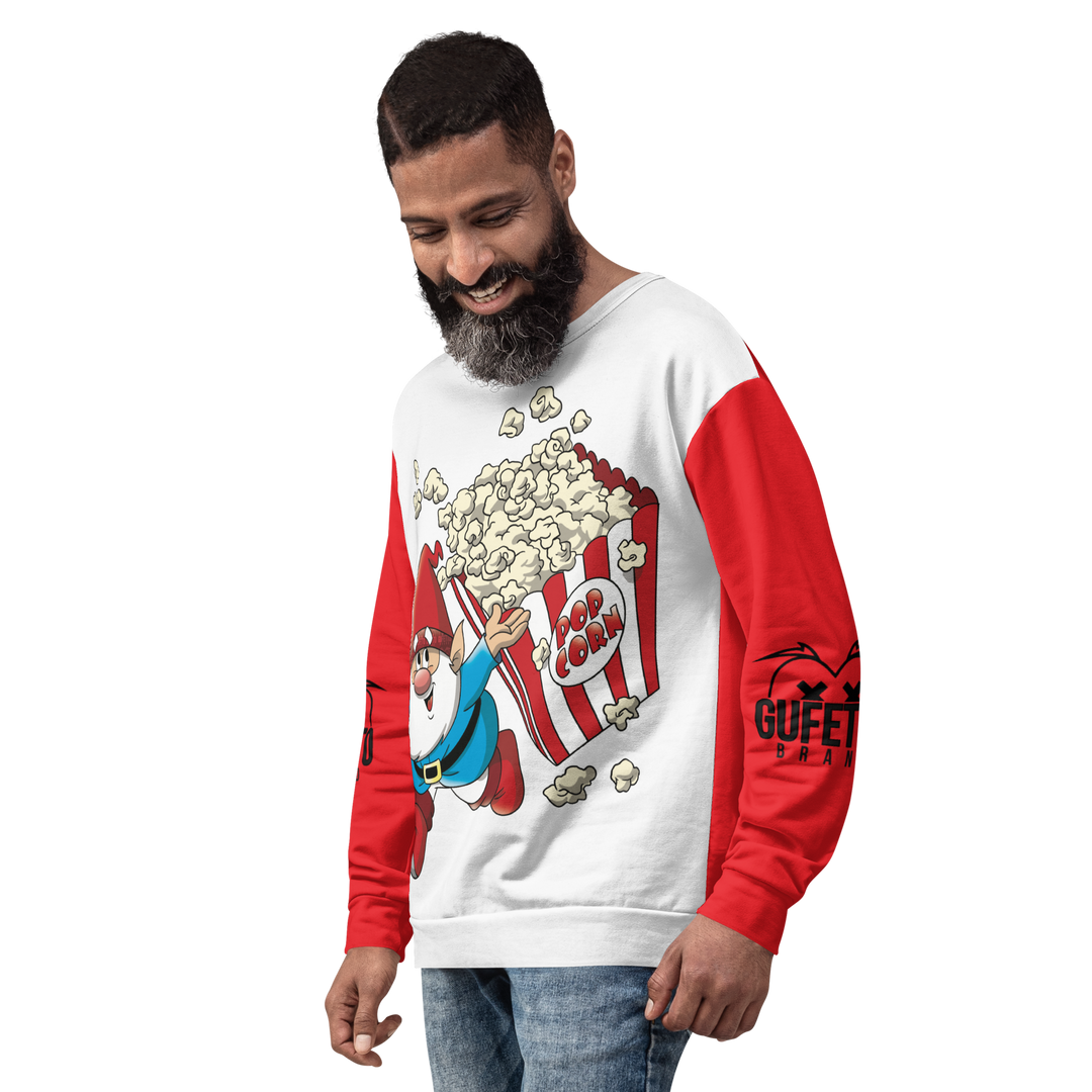 Felpa unisex Uomo/Donna POPCORNOLO - Gufetto Brand 