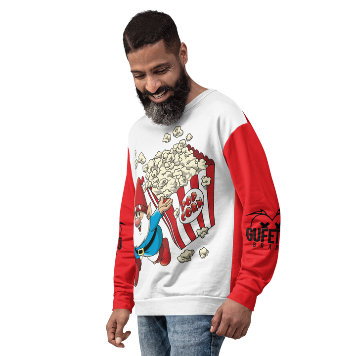 Felpa unisex Uomo/Donna POPCORNOLO - Gufetto Brand 