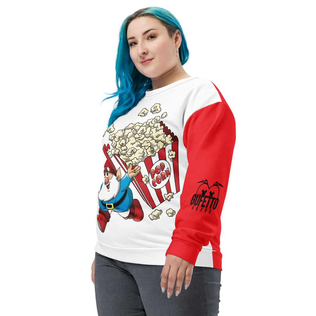 Felpa unisex Uomo/Donna POPCORNOLO - Gufetto Brand 