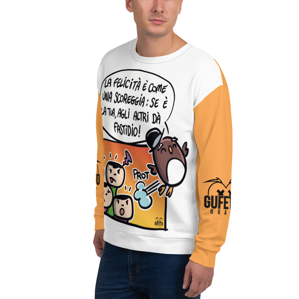 Felpa unisex Uomo/Donna SCOREGGIA - Gufetto Brand 
