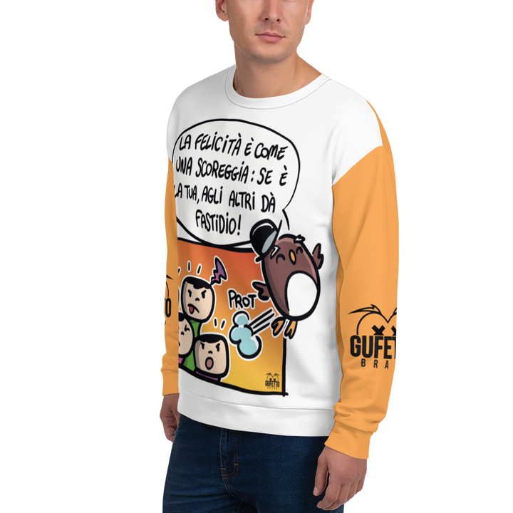 Felpa unisex Uomo/Donna SCOREGGIA - Gufetto Brand 