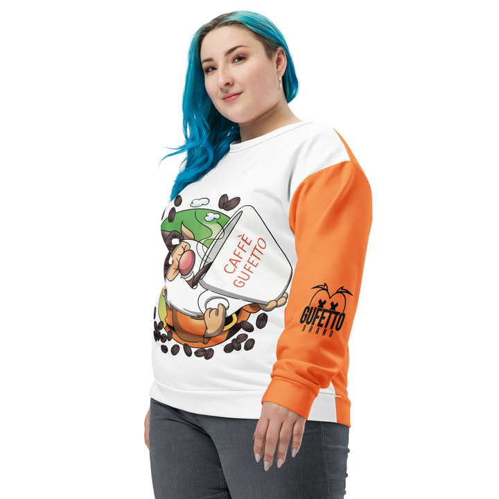 Felpa unisex Uomo/Donna CAFFEOLO 2 - Gufetto Brand 