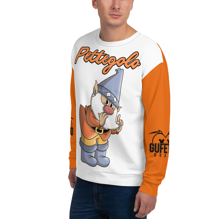 Felpa unisex Uomo/Donna PETTEGOLO - Gufetto Brand 