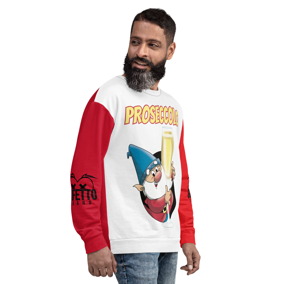 Felpa unisex Uomo/Donna PROSECCOLO NEW - Gufetto Brand 