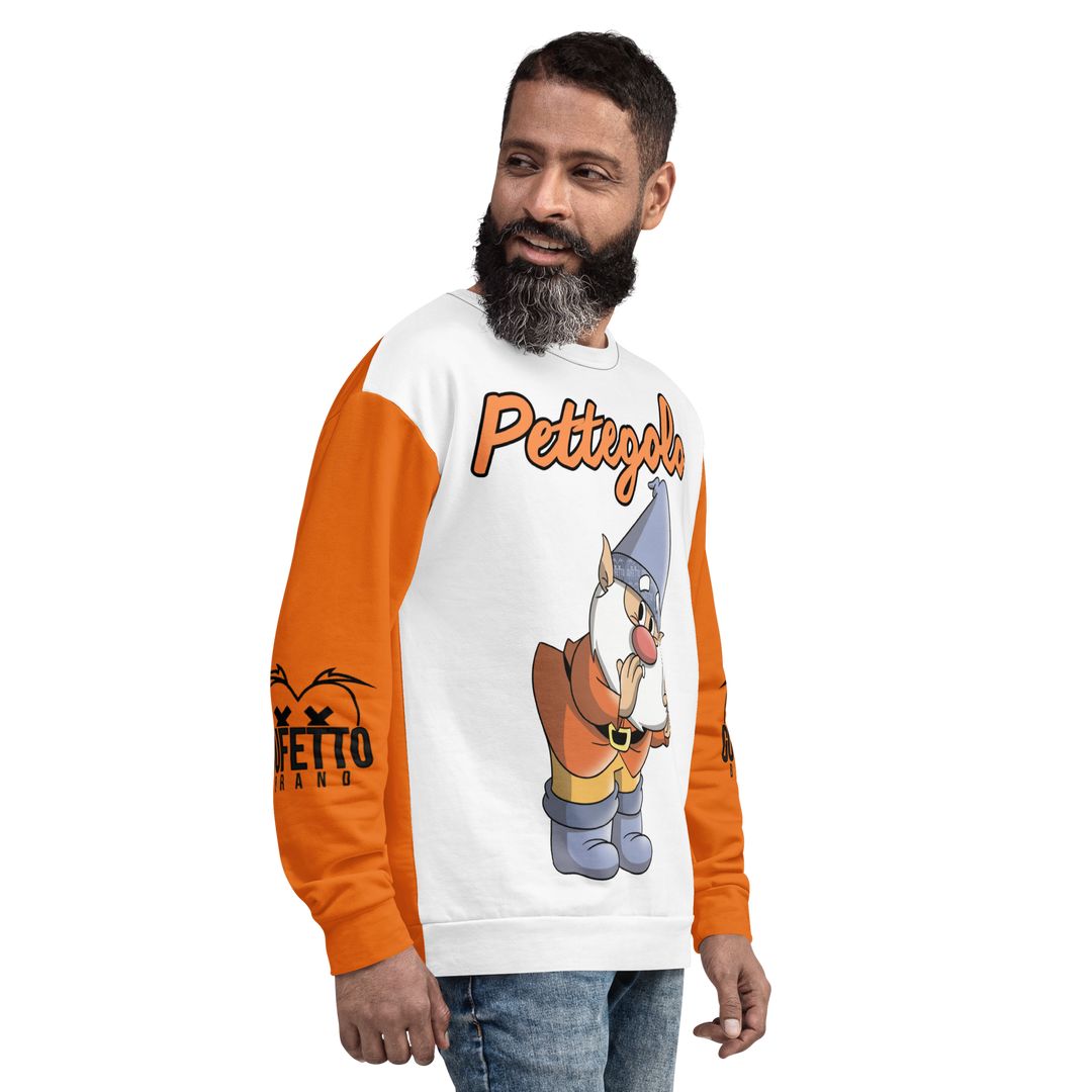 Felpa unisex Uomo/Donna PETTEGOLO - Gufetto Brand 