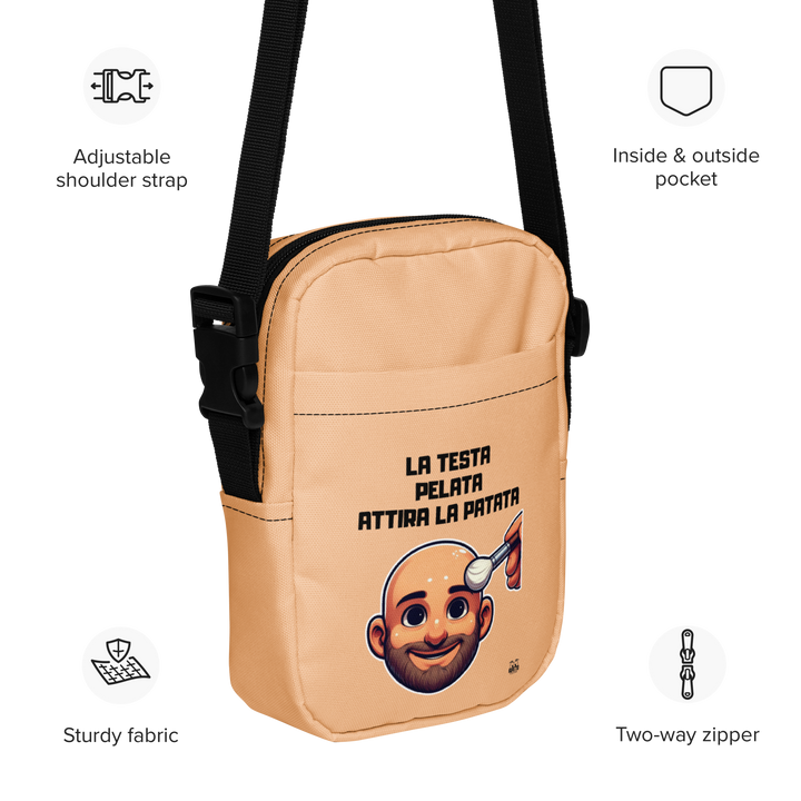 Borsa a tracolla Utility PELATA - Gufetto Brand 