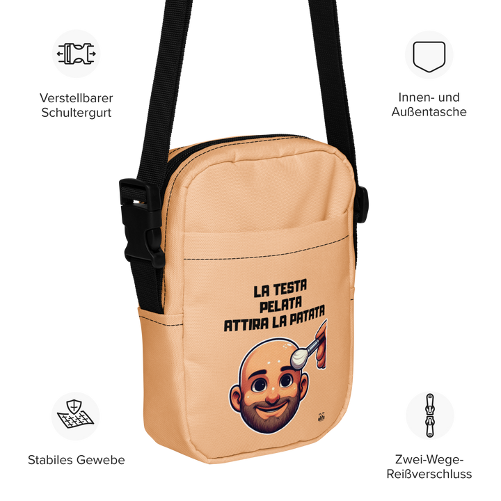 Borsa a tracolla Utility PELATA - Gufetto Brand 