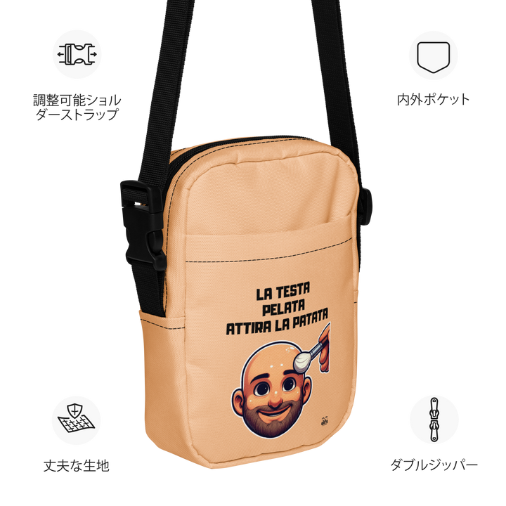 Borsa a tracolla Utility PELATA - Gufetto Brand 