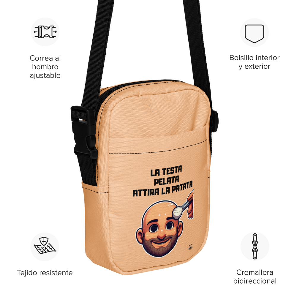 Borsa a tracolla Utility PELATA - Gufetto Brand 