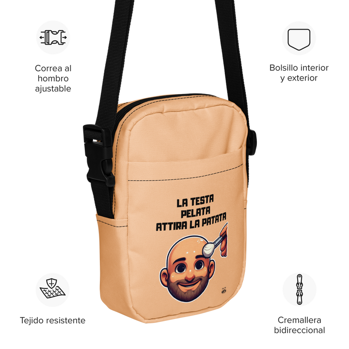 Borsa a tracolla Utility PELATA - Gufetto Brand 