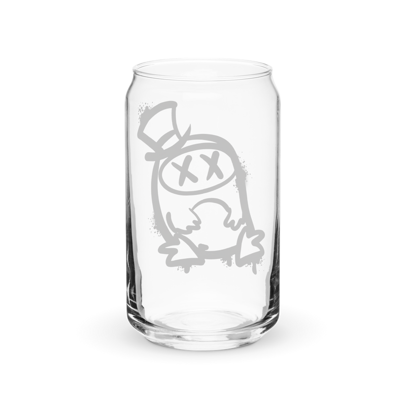 Bicchiere a forma di barattolo GUFETTO 2 NERO OCCHI NERI - Gufetto Brand 