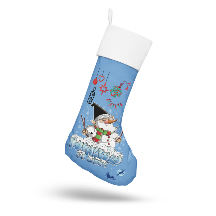 Calza di Natale PUPAZZOLO DI NEVE - Gufetto Brand 