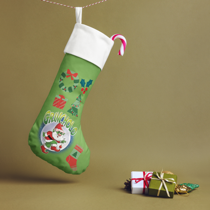 Calza di Natale GRINCHOLO - Gufetto Brand 