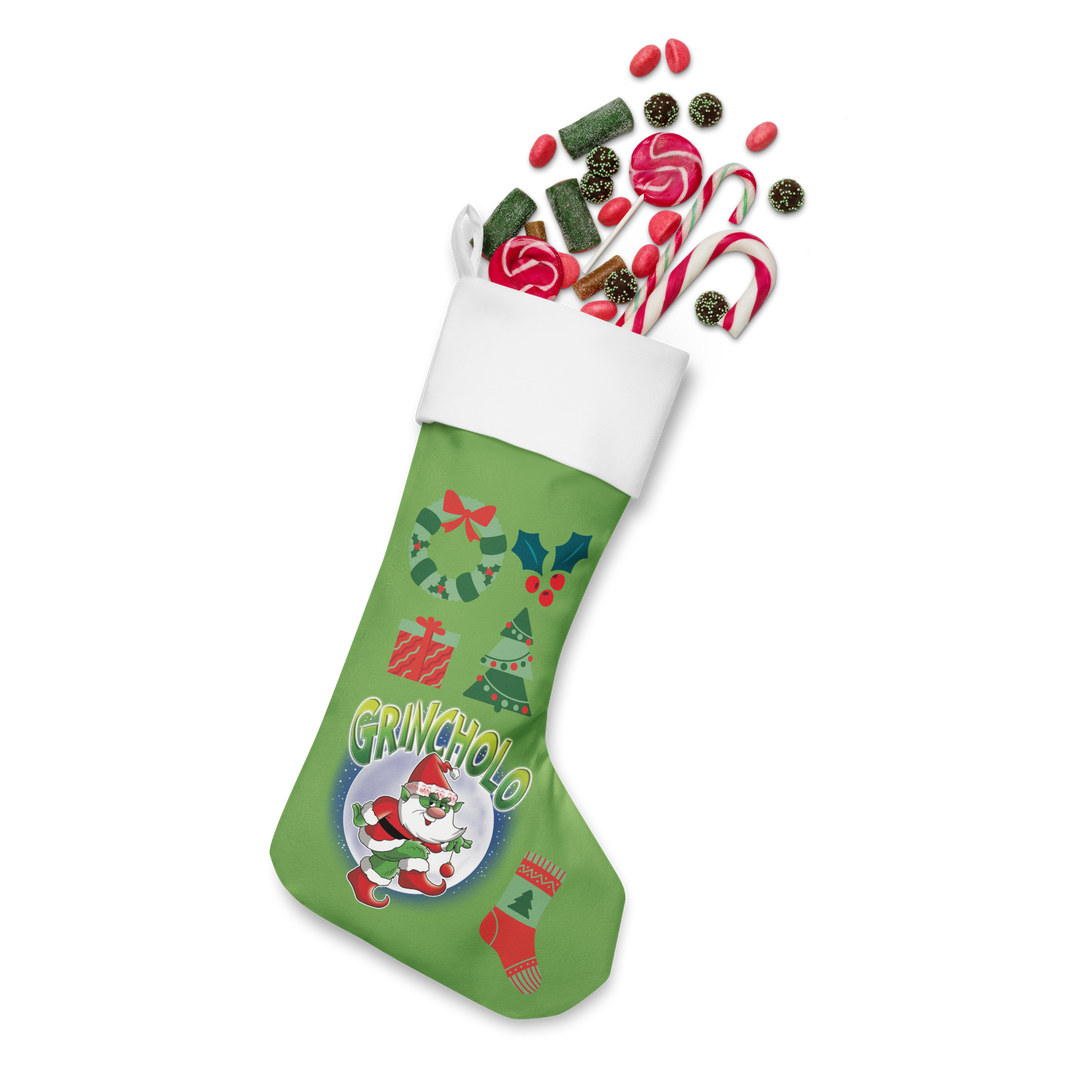 Calza di Natale GRINCHOLO - Gufetto Brand 