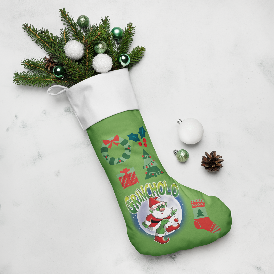 Calza di Natale GRINCHOLO - Gufetto Brand 