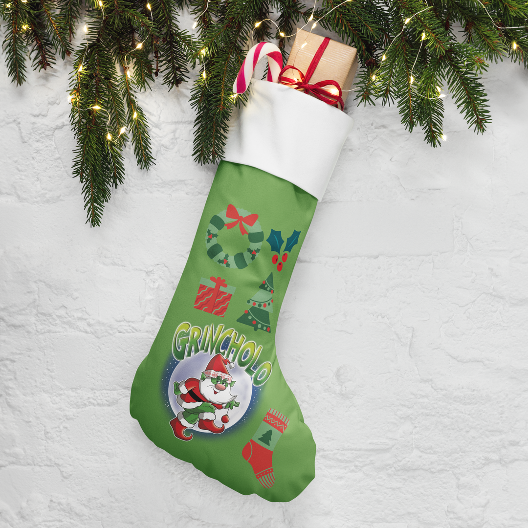 Calza di Natale GRINCHOLO - Gufetto Brand 