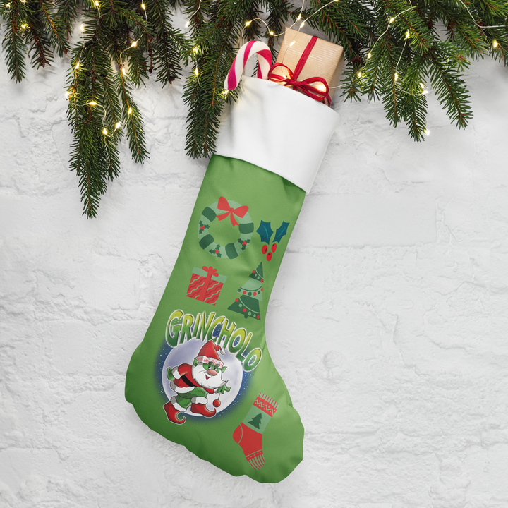 Calza di Natale GRINCHOLO - Gufetto Brand 