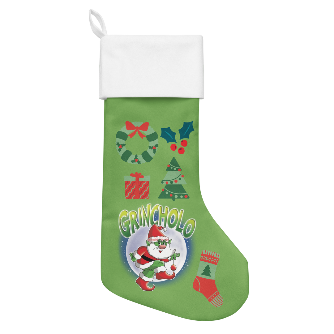 Calza di Natale GRINCHOLO - Gufetto Brand 