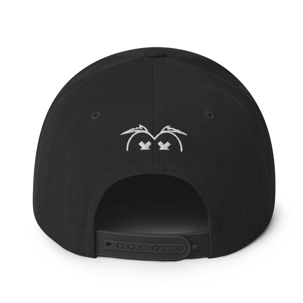 Cappellino snapback (baseball) GUFETTO 1 BIANCO OCCHI BIANCHI - Gufetto Brand 