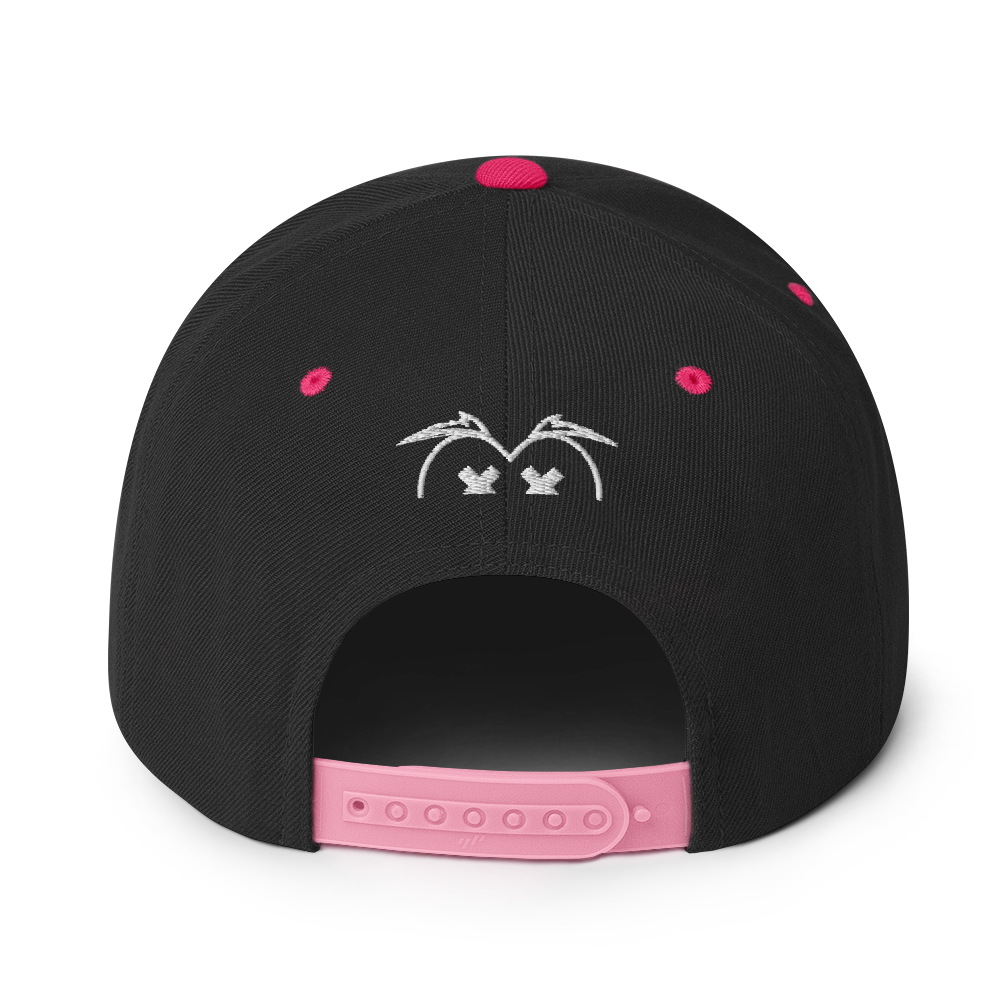 Cappellino snapback (baseball) GUFETTO 1 BIANCO OCCHI BIANCHI - Gufetto Brand 