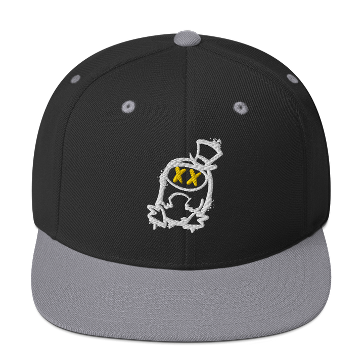 Cappellino snapback (baseball) GUFETTO 2 NERO OCCHI GIALLI - Gufetto Brand 