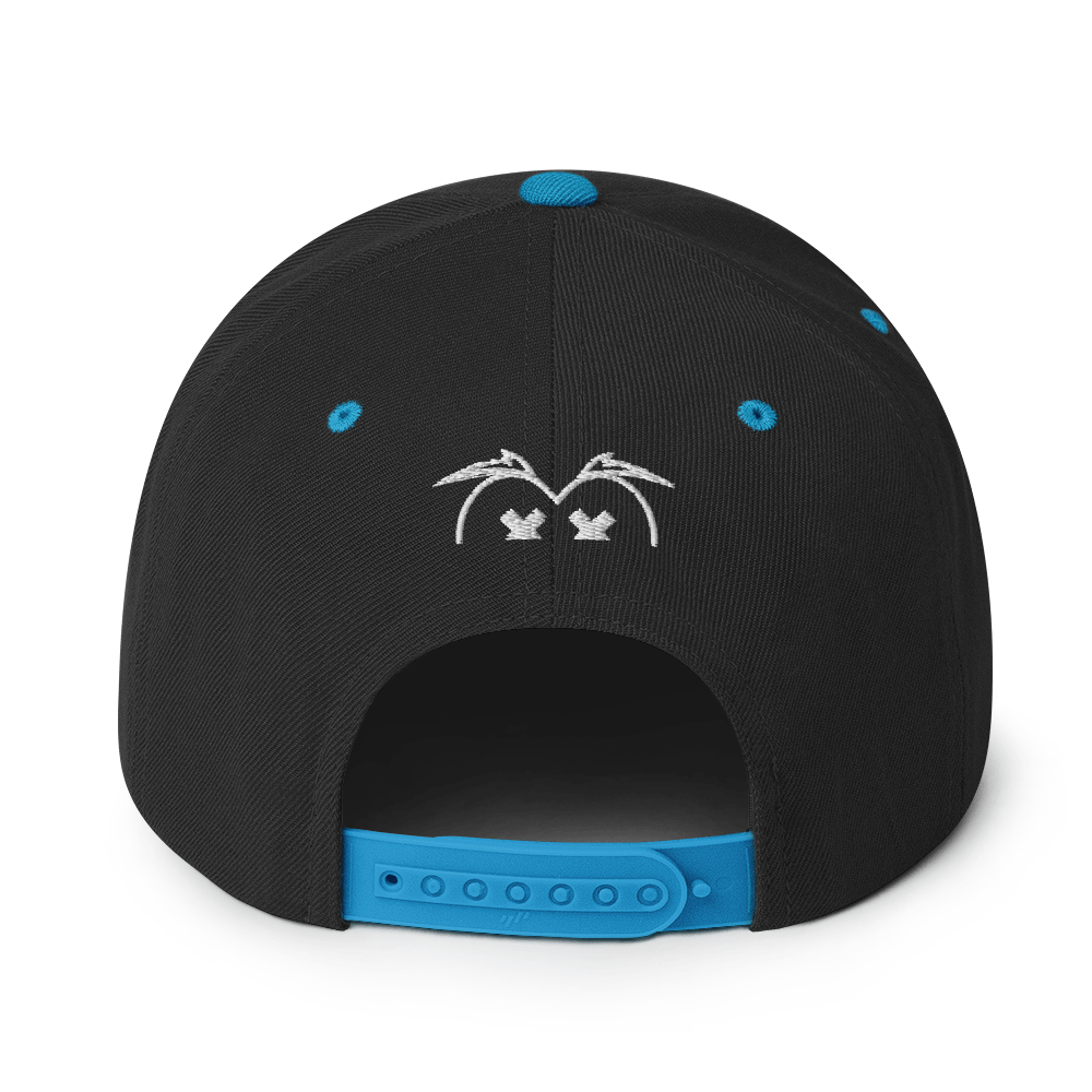 Cappellino snapback (baseball) GUFETTO 2 NERO OCCHI ROSSI - Gufetto Brand 
