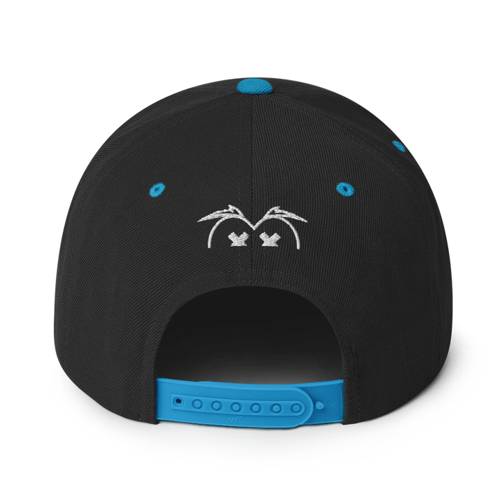Cappellino snapback (baseball) GUFETTO 2 NERO OCCHI ROSSI - Gufetto Brand 