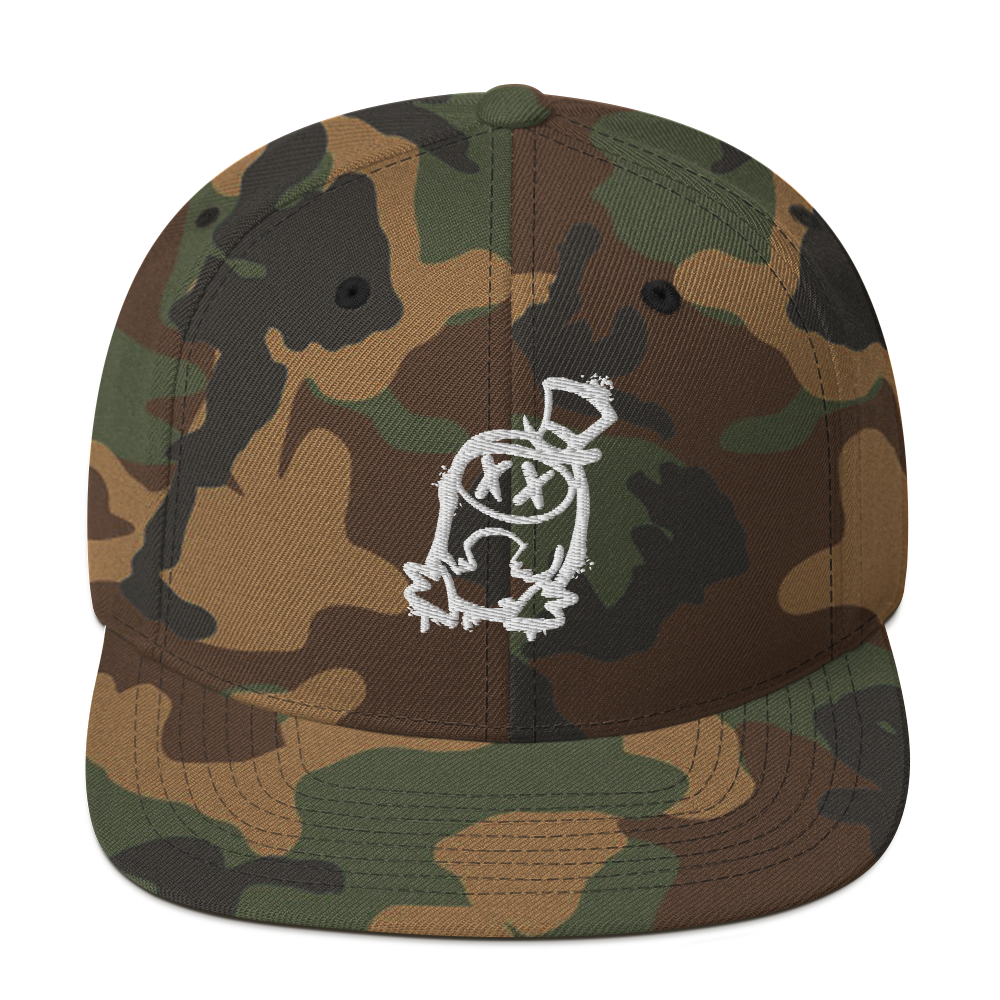 Cappellino snapback (baseball) GUFETTO 2 BIANCO OCCHI BIANCHI - Gufetto Brand 