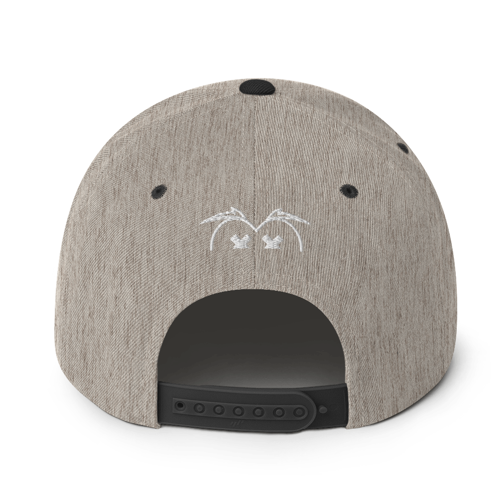 Cappellino snapback (baseball) GUFETTO 2 BIANCO OCCHI BIANCHI - Gufetto Brand 